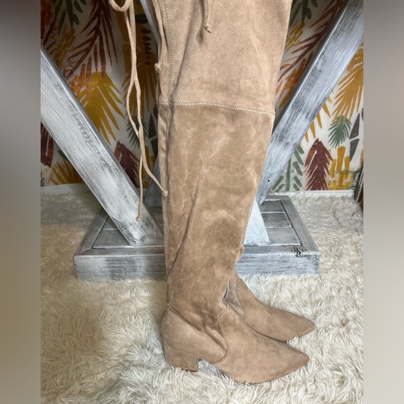 A New Day Women's Greta Tall Dress Boots - Beige size 9.5 & 6 Available - Picture 5 of 11
